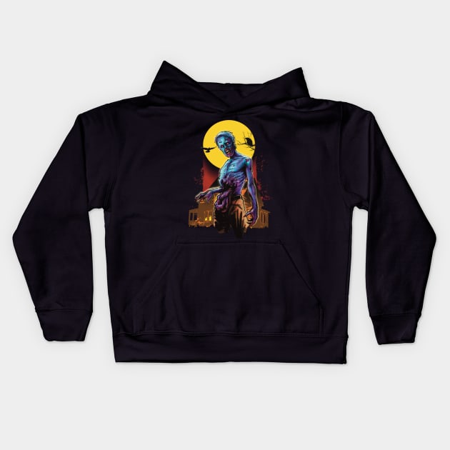 zombie hour Kids Hoodie by Paskalamak